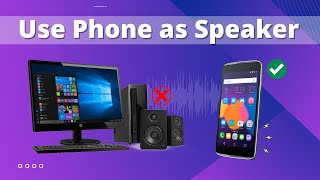 How to Use Android Phone as Speaker for PC via WiFi amp USB [upl. by Chadbourne256]