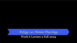 Cypress Biol 241 Fall 2024  Week 6 Lecture 2 [upl. by Mattheus]