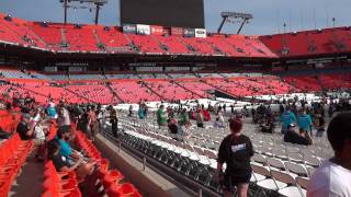 Finding my Seat at Wrestlemania 28 What did you think of the show Leave opinions [upl. by Faria814]