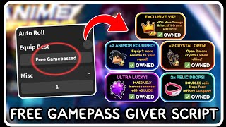 NEW  FREE Gamepass Giver Script  ROBLOX SCRIPTS  Get Every Gamepass in Game [upl. by Supat]