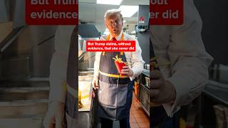 Donald Trump serves fries at McDonalds [upl. by Narat]