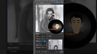 How to make Black White Photo to Color Photo in Photoshop 2024 photoshoptutorial photoshoptricks [upl. by Chelsea]