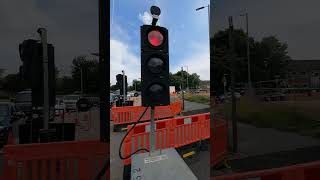 Harlow Fifth Ave  Zelenskyy Avenue A414 SRL Temporary Traffic Lights Pedestrian Crossing [upl. by Pollitt328]