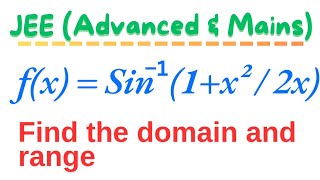 fx  Sin¹1  x²  2 x  find the domain and range EAG [upl. by Kassia914]