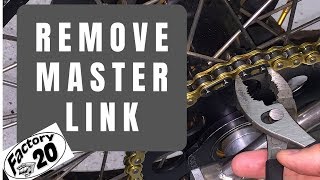 Chain Master Link Removal To install link in description [upl. by Peugia]