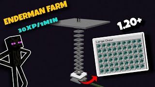 Enderman Farm For MINECRAFT PEBEDROCKJAVA 120  Aaruuss [upl. by Nauqe]