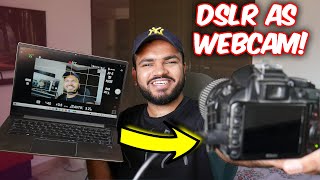 How to Use Every DSLR Camera as a Webcam [upl. by Neral]