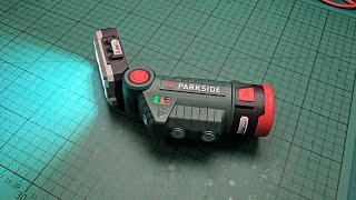 Parkside 12V Cordless LED Work Light PLLA 12 D3 from Lidl or Kaufland  unboxing review and test [upl. by Rehctelf452]