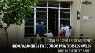 Calendario Escolar 2025 de ANEP Inicio Vacaciones y Fin de Cursos para Todos los Niveles [upl. by Bannister760]