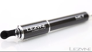 Lezyne Carbon Drive Lite  Our Ultra Compact Carbon Fiber Hand Pump [upl. by Yras965]