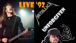 FIRST TIME SEEING METALLICA UNFORGIVEN LIVE 92 GENUINE REACTION [upl. by Guimar]