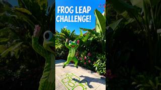 Frog 🐸 Leap Challenge shorts tricks [upl. by Aiykan]