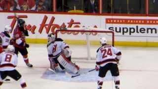 Martin Brodeur in action during the Devils  Senators game [upl. by Adnirak]