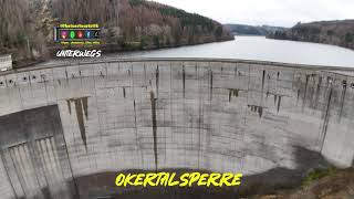 Flug über die Okertalsperre im Harzer Nationalpark [upl. by Encratis]