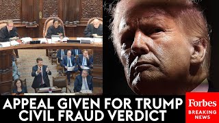 BREAKING Trump Lawyer Makes Argument To Appeal 454 Million NYC Civil Fraud Verdict  Full Hearing [upl. by Chesna]