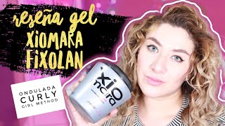 RESEÑA GEL XIOMARA FIXO LAN  CABELLO ONDULADO  CURLY GIRL METHOD  DRAMA DE UNA ONDULADA [upl. by Doowron952]