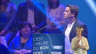 1ER MAI 2014  Discours de Xavier Bettel [upl. by Yrrol664]