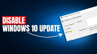 How to Disable Windows 10 Automatic Updates  windows windows10 update [upl. by Kusin144]