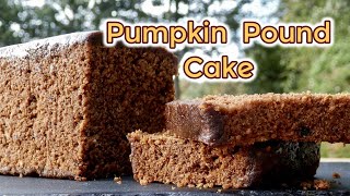 Super Moist Pumpkin Pound Cake Recipe [upl. by Oicnerolf]