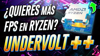 ✅ ¡Cómo Hacer UNDERVOLT en Ryzen y Aumentar FPS al Instante 🚀 [upl. by Azmuh]