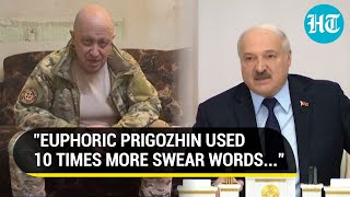 Lukashenko Details Chat With Wagner Boss as Prigozhin Begins Belarus Exile Swear Words Euphoria [upl. by Aicilic]