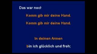 Komm gib mir deine Hand  Beatles  Karaoke CDG [upl. by Noirrad]