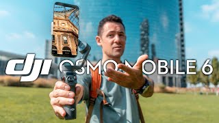 DJI OSMO MOBILE 6 eleva la tua creatività  Test amp Recensione in Anteprima [upl. by Llemart]