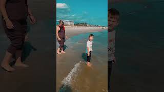 Soaking wet and covered in sand…they loved the beach at Hilton Head [upl. by Surtimed256]