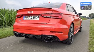 Audi RS3 Sedan 400hp  pure SOUND 60FPS [upl. by Ateuqram]