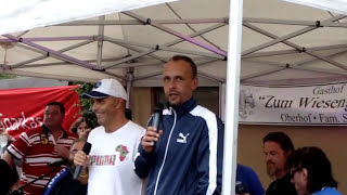 Nette Ansprache von Holger Stanislawski beim Grillfest am 26072011 der TSG 1899 Hoffenheim [upl. by Elison241]