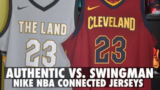 Authentic vs Swingman Nike NBA Jersey Comparison and Review [upl. by Aniretake]