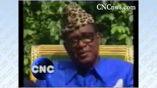 Mobutu parle de lingratitude de politiciens Congolais pendant la CNS [upl. by Etireuqram]