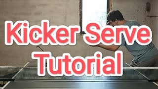 Master the Insane Kicker Serve 🔥  Ultimate Table Tennis Guide 🏓 [upl. by Liuka]