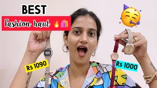 🥳🔥Amazon Fashion Haul  🛍️ 50 SALE 🙌  ⌚️Watch  wallet  Bags 👜 [upl. by Hall]