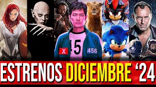 🌏Mejores Estrenos de Diciembre 2024 en Netflix HBO Amazon Prime Video Disney y Cines [upl. by Vernita]