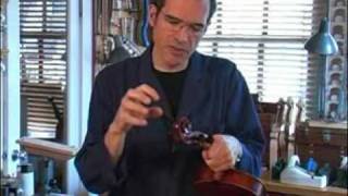 Violin Maker Guy Rabut On Tuning Pegs [upl. by Uriah677]