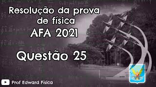 AFA 2021  Física  Questão 25 [upl. by Salvay]