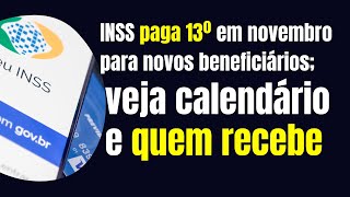 INSS paga 13º em novembro para novos beneficiários veja calendário e quem recebe  FOLHA DE S PAULO [upl. by Tereb]