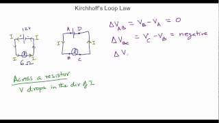 Slice226 Kirchoffs Loop Law [upl. by Valerio679]