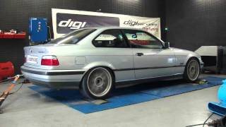 Reprogrammation moteur BMW 328i AAC  255cv dyno Digiservices [upl. by Jobey725]