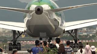 Just WIDE BODY Aircraft TakeoffampLanding  Taipei Songshan Airport TSARCSS [upl. by Bergquist]