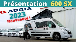 Enfin un VRAI FOURGON avec 4 couchages permanents ADRIA 600 SX Nouveauté 2023 Instant CampingCar [upl. by Eisor]