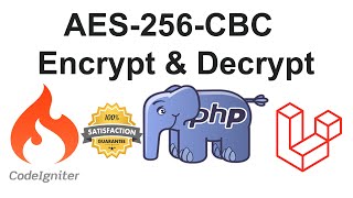 AES256CBC Encryption and Decryption In PHP Laravel or Codeigniter  AES256CBC Encrypt Decrypt [upl. by Chandos382]