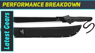 GERBER Gator Machete  Best Dual Purpose Tool for Chopping and Sawing [upl. by Yl]