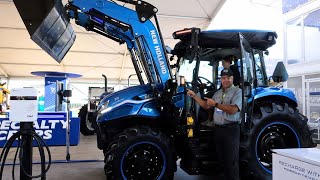 75 Horsepower ELECTRIC Tractors from CASE amp NEW HOLLAND Farm Progress Show 2023 [upl. by Diarmid]