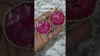 DIY ROSE BLOSSOM EARRINGS jewelrymakingathome fashion pearlaccessories pearljewelry how [upl. by Haimarej]