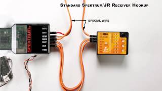 Microbeast V3 Standard Spektrum or JR Receiver Connection [upl. by Noraj]