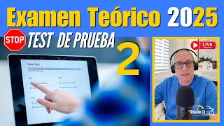 Nuevo Examen Teorico de Conducir 2025 Parte 2 Licencia de Conducir [upl. by Heeley]