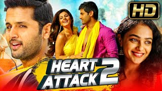 Heart Attack 2 HD  नितिन और नित्या मेनन की सुपरहिट रोमांटिक हिंदी डब्ड मूवी [upl. by Schifra]