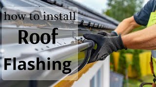 How To Install Roof Flashing [upl. by Nordna886]